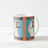 Grappige Gans Toeter Vogel Koffiemok (Voorkant rechts)