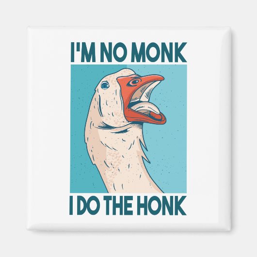 Grappige Gans Toeter Vogel Magneet (Voorkant)
