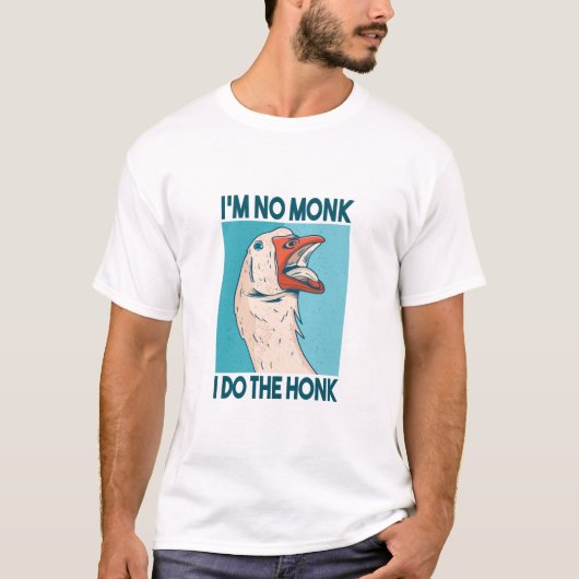 Grappige Gans Toeter Vogel T-shirt (Voorkant)