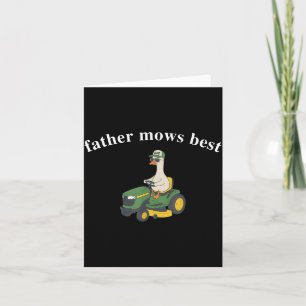 Grappige Gans Vaderdag Papa Lawn Dad Kaart