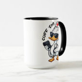 Grappige Gans Verpleegster Bloeddruk Manchet Mok (Voorkant rechts)