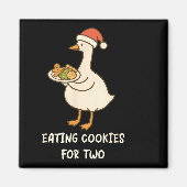 Grappige Gans Zwangerschap Zwanger Aankondiging Aa Magneet (Voorkant)