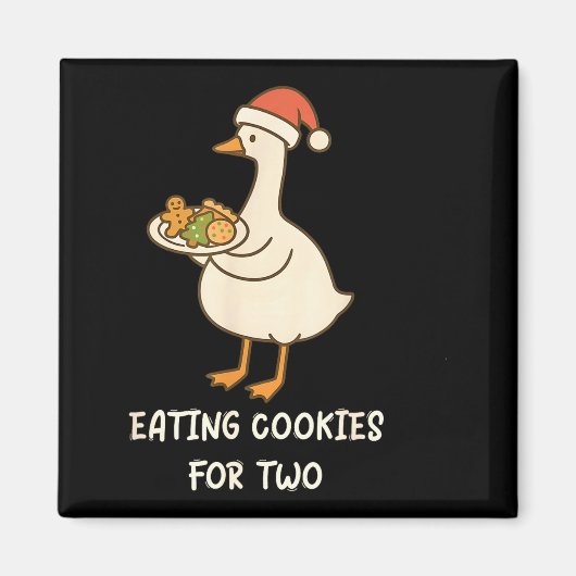 Grappige Gans Zwangerschap Zwanger Aankondiging Aa Magneet (Voorkant)