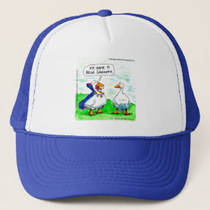 Grappige ganzen-vampier met bellen van Rick London Trucker Pet