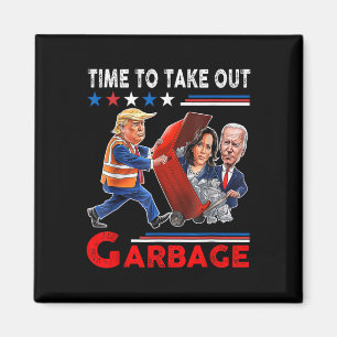 Grappige Garge Voor Trump 2024 - Tijd om de uit te Magneet