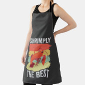 Grappige Garnalen Schaaldieren Houd het Garnalig V Schort (Insitu)