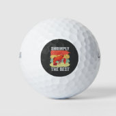 Grappige Garnalen Schelpdieren Houd het Shrimple G Golfballen (Voorkant)