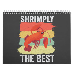Grappige Garnalen Schelpdieren Houd het Shrimple G Kalender