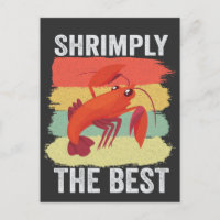 Grappige Garnalen Schelpdieren Houd het Shrimple G