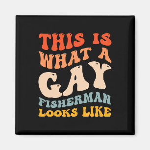 Grappige Gay Pride Vissen Hoe Een Gay Visser Er Ui Magneet