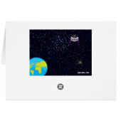 Grappige Gayliens LGBTQ+ Pride Custom Kaart (Achterkant Horizontaal)