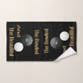 Grappige gazon kommen gebowld mooi, handdoek (Handdoek)