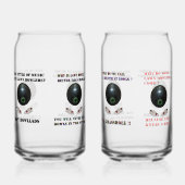 Grappige gazon kommen puns, blikvorm glas (Rechts)