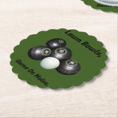 Grappige gazon kommen spel op m...., feest Onderze Kartonnen Onderzetters (Gekanteld)