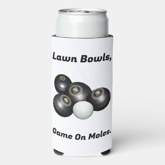 Grappige gazon kommen spel op M...., Seltzer Koelb Seltzer Blikjeskoeler (Seltzer Achterkant)