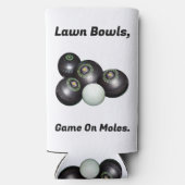 Grappige gazon kommen spel op M...., Seltzer Koelb Seltzer Blikjeskoeler (Achterkant)