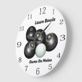 Grappige gazon kommen spel op m...., wandklok (Hoek)