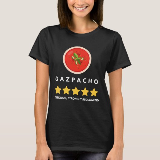 Grappige Gazpacho Tomato Sou T-shirt (Voorkant)