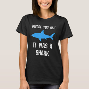 Grappige geamputeerde amputatie chirurgie haai hum t-shirt