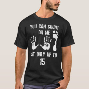 Grappige geamputeerde been voet amputatie rekenen  t-shirt