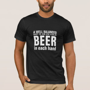 Grappige gebalanceerde gezonde Humor T-shirt