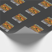 Grappige Gebroken Halloween Kostuum Spookhuis Ontw Cadeaupapier (Hoek)