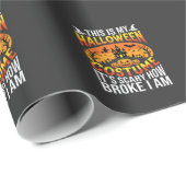 Grappige Gebroken Halloween Kostuum Spookhuis Ontw Cadeaupapier (Rol Hoek)