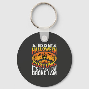 Grappige Gebroken Halloween Kostuum Spookhuis Ontw Sleutelhanger