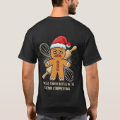 Grappige Gebruine Kabouter "Taai Strijd Bakken T-shirt (Achterkant)