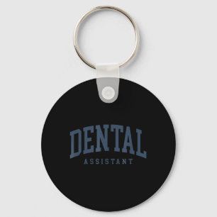 Grappige Gecertificeerde Tandartsassistent Tandart Sleutelhanger