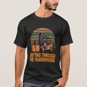 Grappige gecertificeerde vorkheftruckoperator die t-shirt