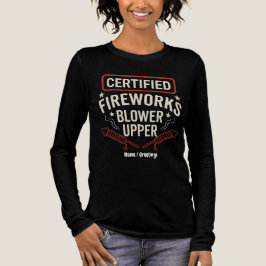 Grappige Gecertificeerde Vuurwerk Opblaaskous 4 ju Tri-Blend Shirt
