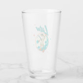 Grappige Gecko Later Uitstel Humor Glas (Achterkant)
