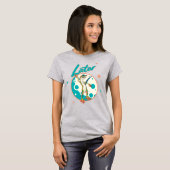 Grappige Gecko Later Uitstel Humor T-shirt (Voorkant volledig)