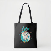 Grappige Gecko Later Uitstel Humor Tote Bag (Voorkant)