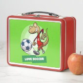 Grappige Gecko Liefde Voetbal Grappige Voetbalster (In situ)