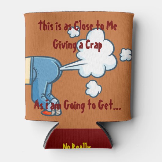 Grappige gedachten blikjeskoeler (Voorkant)