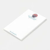 Grappige Gedachtenlezer Post-it® Notes (Schuin)