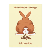 Grappige gedraaide paashaas © Sandy Long