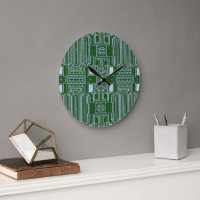 Grappige Geeky Nerd Computer Printplaat Patroon