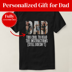 Grappige Geen Instructies Papa T-shirt