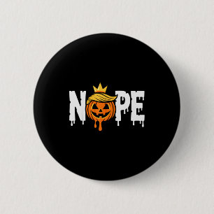 Grappige Geen Koningen Halloween 2025 Versleten Vl Ronde Button 5,7 Cm