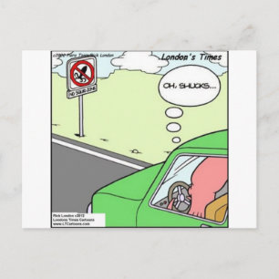 Grappige Geen Pijlinktvis Zone Briefkaart