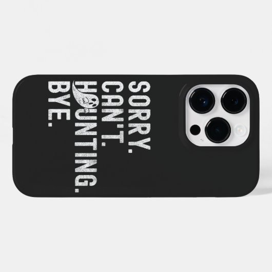 Grappige geest achtervolgen retro Halloween Case-Mate iPhone Case (Achterkant (horizontaal))