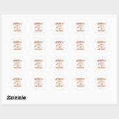 Grappige Geest Blijkbaar Houd Ik Van Halloween Ronde Sticker (Vel)