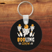 Grappige Geest Boo Booling Liefhebber Lui Hallowee Sleutelhanger (Voorkant)