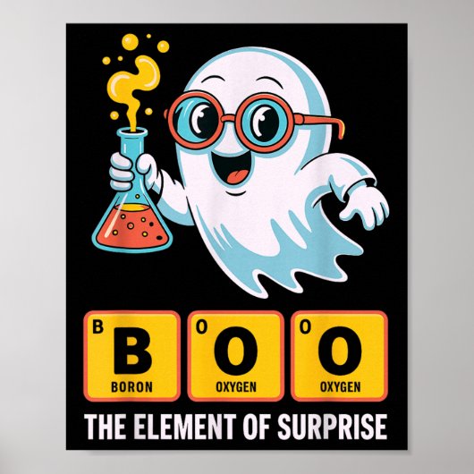 Grappige geest chemie boek het element van verrass poster (Voorkant)