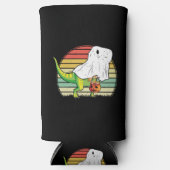 Grappige Geest Dinosaurus Halloween Seltzer Blikjeskoeler (Voorkant)