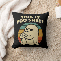 Grappige geest "Dit is Boo Sheet" Retro Halloween
