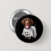 Grappige Geest Duitse Korthaar Pointer Hond Liefhe Ronde Button 5,7 Cm (Voorkant /achterkant)